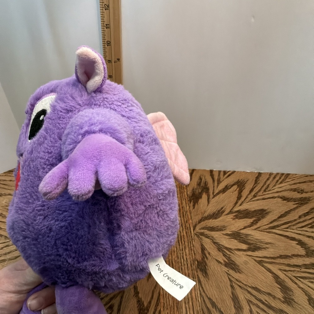 Your Teachers Pet Creature Purple Monster  Stuffed Smiling‎ Emotional Regulation - Picture 7 of 7